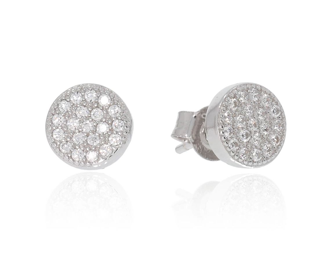 זוג עגילי כסף 925 במבה באדי