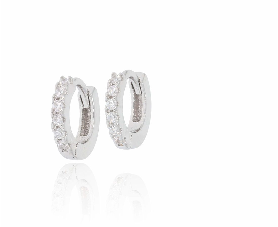 עגיל כסף חישוק 10mm