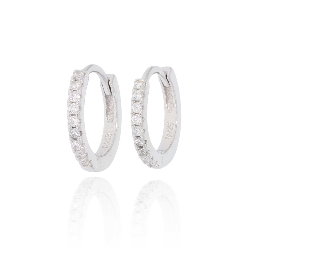 עגיל כסף חישוק 13mm