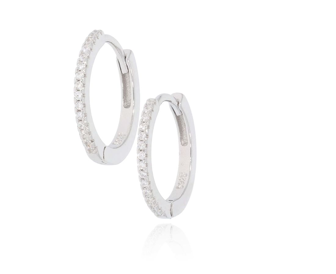 עגיל כסף חישוק 16mm