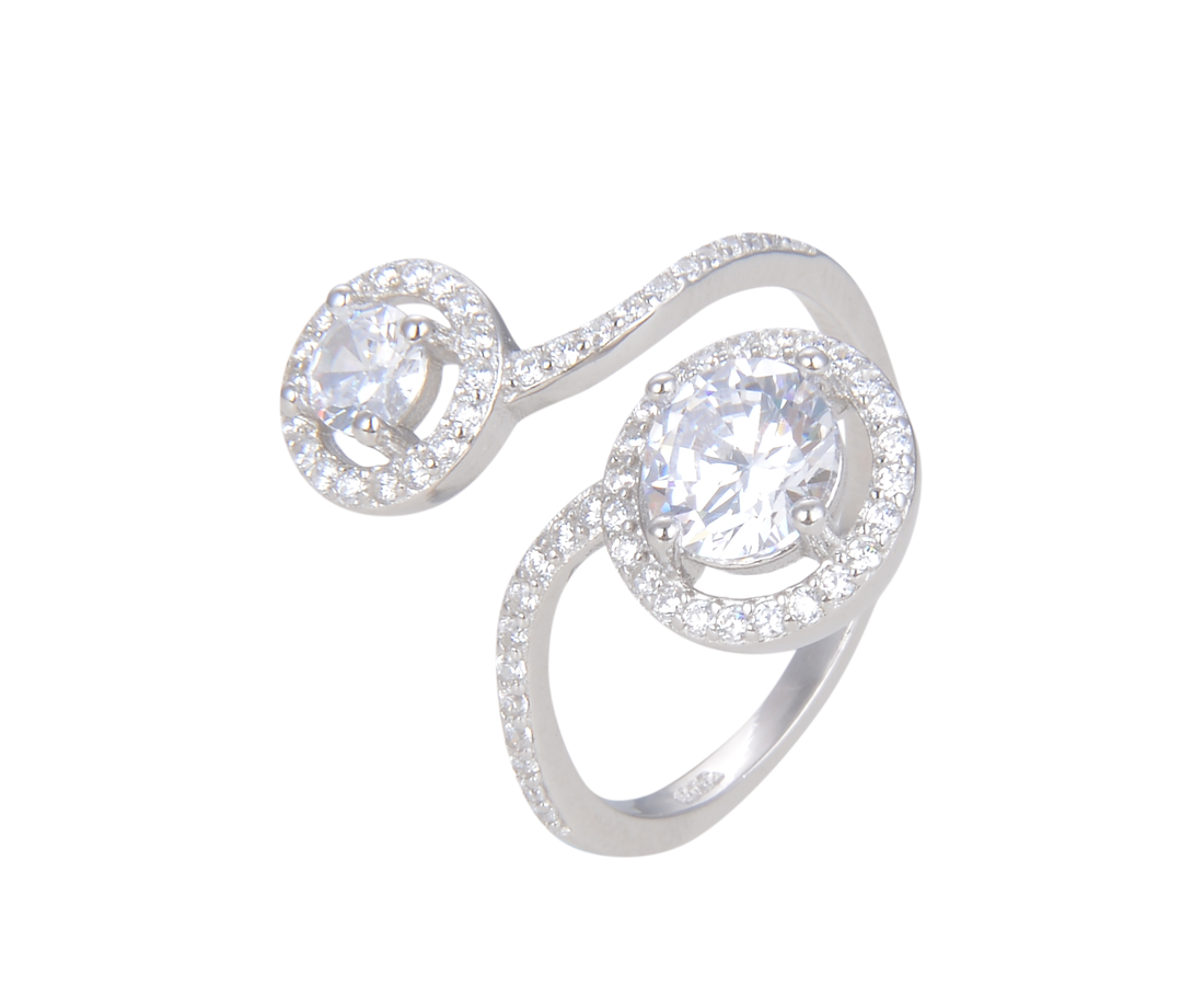 טבעת 2 עיגולים שי לי