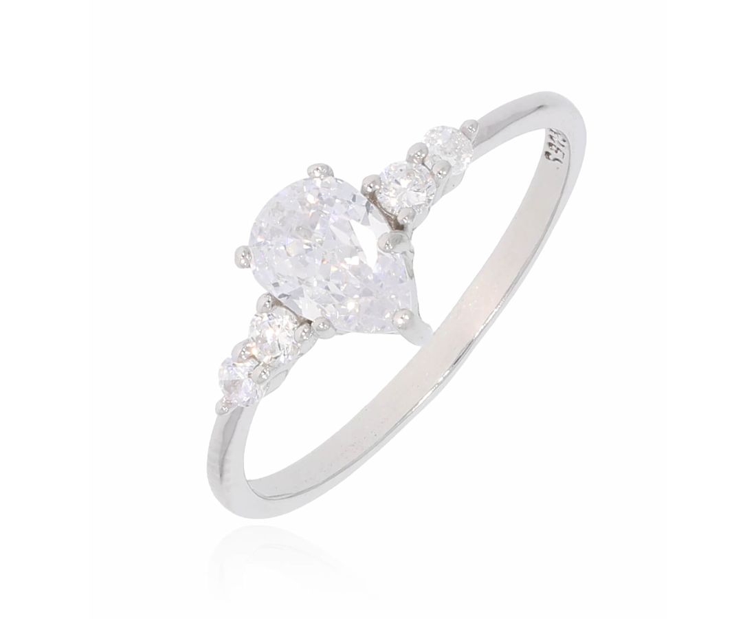 טבעת טיפה כסף 925