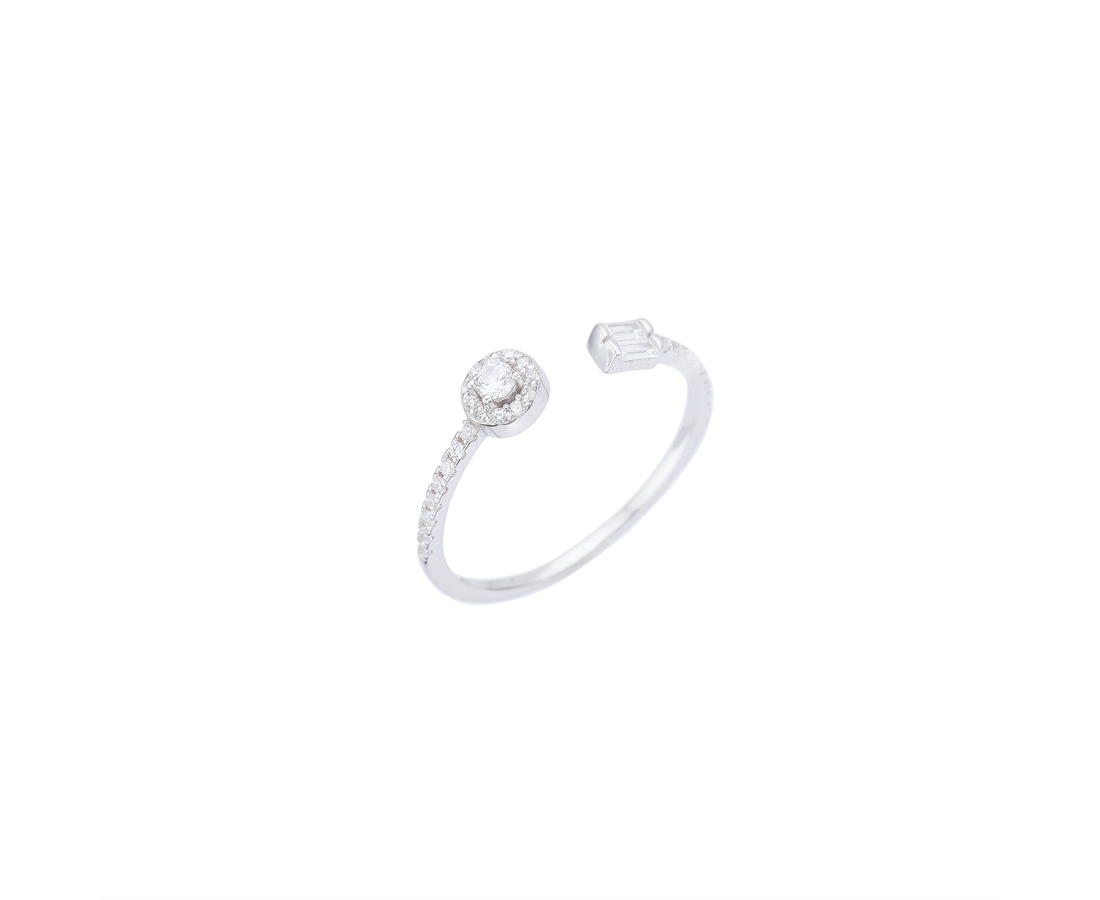 טבעת כסף 925 R52