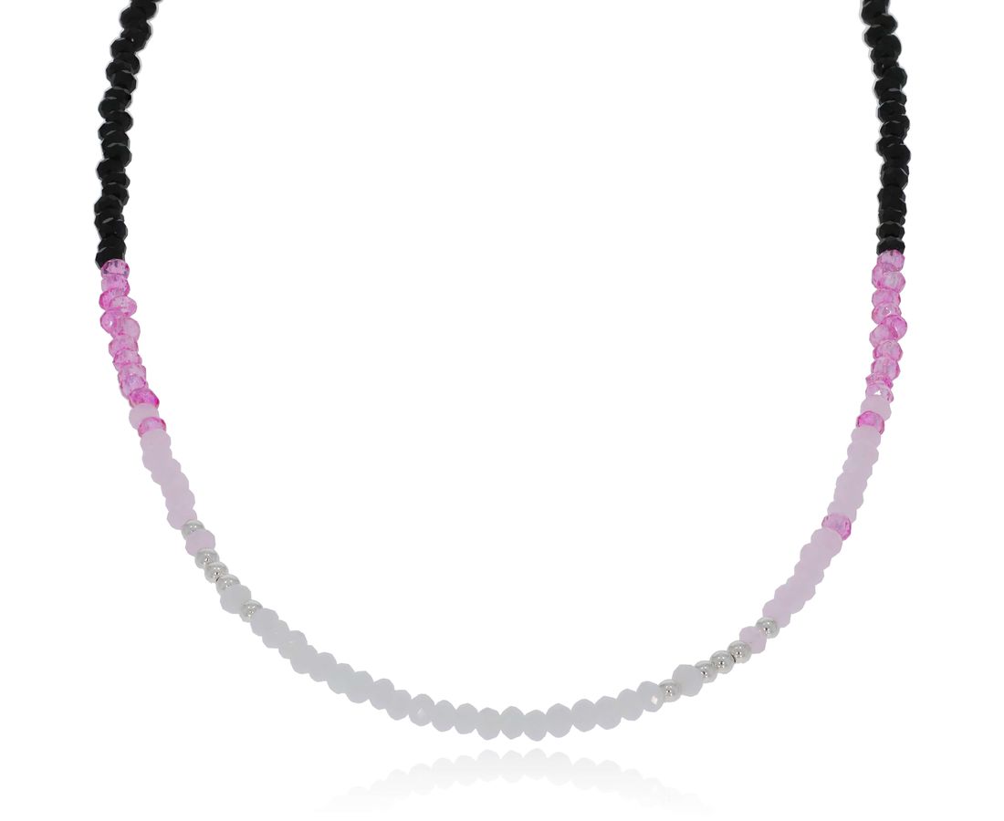 צ׳וקר חרוזים + כסף 925